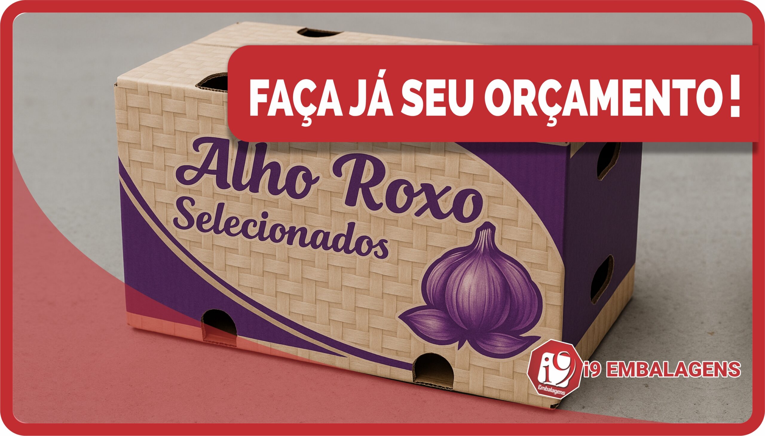 Caixa Tipo Exportação para Alho