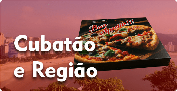 Caixa de Pizza Quadrada em Cubatão