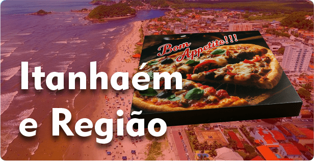 Caixa de Pizza Quadrada em Itanhaém