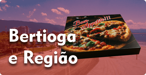 Caixa de Pizza Quadrada em Bertioga