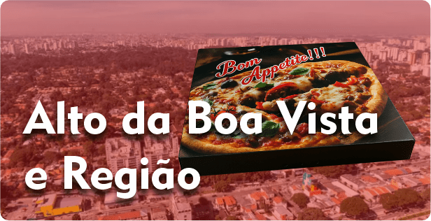 Caixa de Pizza Quadrada em Alto da Boa Vista