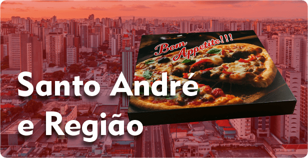 Caixa de Pizza Quadrada em Santo André