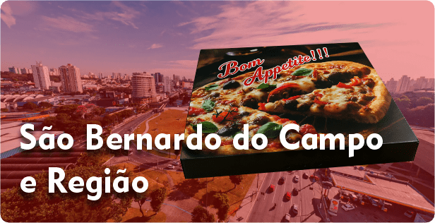 Caixa de Pizza Quadrada em São Bernardo do Campo