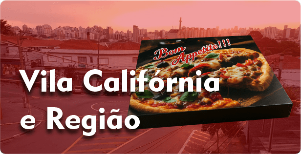 Caixa de Pizza Quadrada em Vila Califórnia