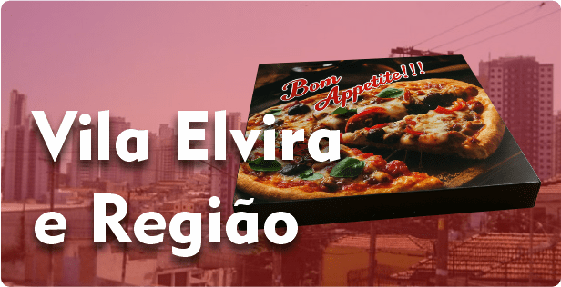 Caixa de Pizza Quadrada em Vila Elvira