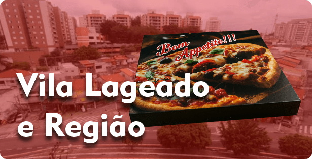 Caixa de Pizza Quadrada em Vila Lageado