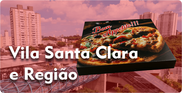 Caixa de Pizza Quadrada em Vila Santa Clara