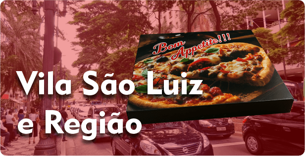 Caixa de Pizza Quadrada em Vila São Luiz