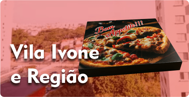 Caixa de Pizza Quadrada na Vila Ivone