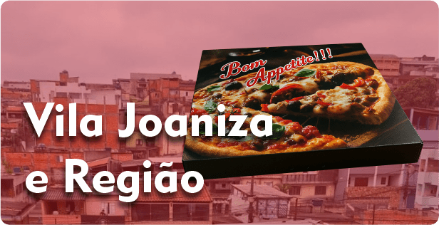 Caixa de Pizza Quadrada na Vila Joaniza