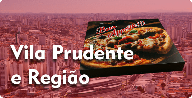 Caixa de Pizza Quadrada na Vila Prudente