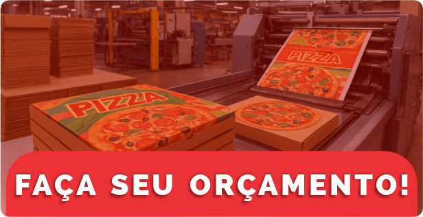Embalagem de Pizza Personalizada