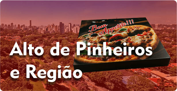 Caixa de Pizza Quadrada em Alto de Pinheiros