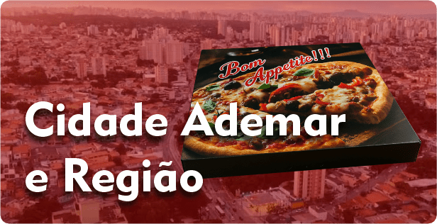 Caixa de Pizza Quadrada em Cidade Ademar
