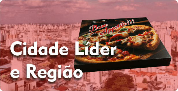Caixa de Pizza Quadrada em Cidade Líder