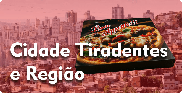 Caixa de Pizza Quadrada em Cidade Tiradentes