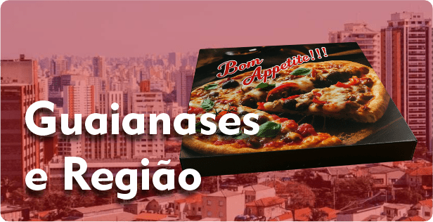 Caixa de Pizza Quadrada em Guaianases