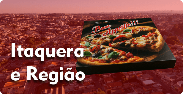 Caixa de Pizza Quadrada em Itaquera