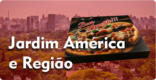 Caixa de Pizza Quadrada em Jardim América