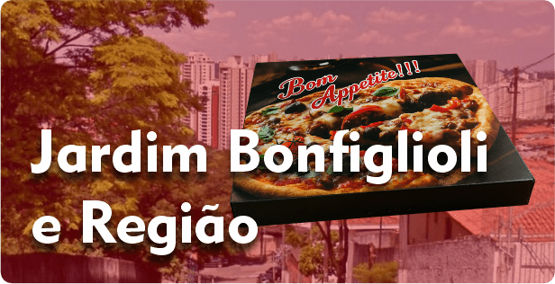 Caixa de Pizza Quadrada em Jardim Bonfiglioli