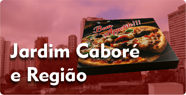 Caixa de Pizza Quadrada em Jardim Caboré