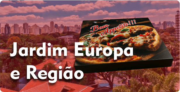 Caixa de Pizza Quadrada em Jardim Europa