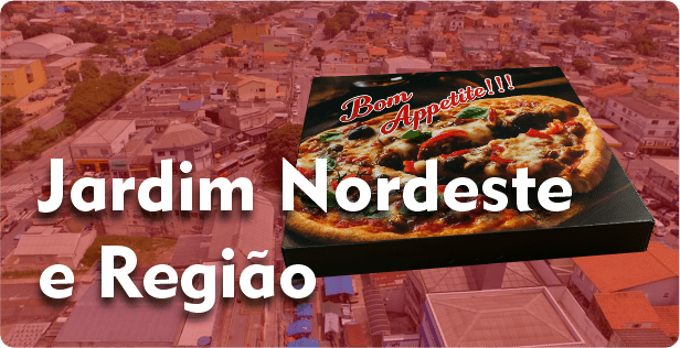 Caixa de Pizza Quadrada em Jardim Nordeste