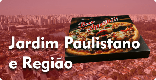 Caixa de Pizza Quadrada em Jardim Paulistano