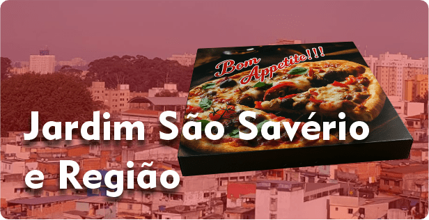 Caixa de Pizza Quadrada em Jardim São Savério
