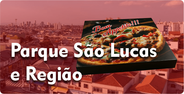 Caixa de Pizza Quadrada em Parque São Lucas
