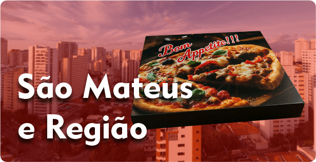 Caixa de Pizza Quadrada em São Mateus