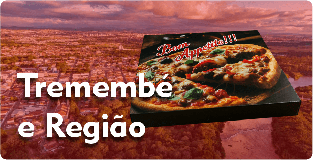 Caixa de Pizza Quadrada em Tremembé