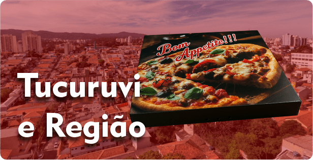 Caixa de Pizza Quadrada no Tucuruvi