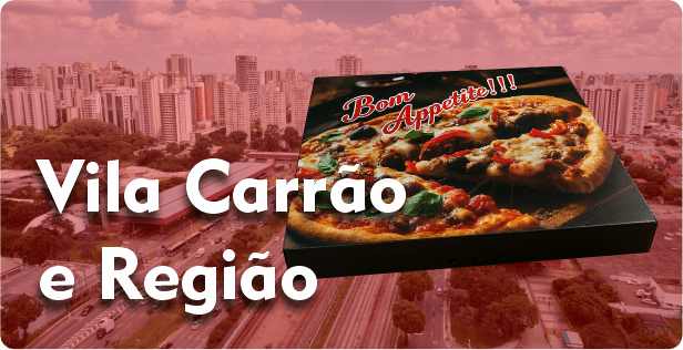 Caixa de Pizza Quadrada em Vila Carrão