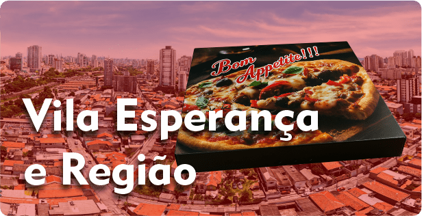 Caixa de Pizza Quadrada em Vila Esperança