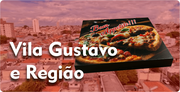 Caixa de Pizza Quadrada em Vila Gustavo