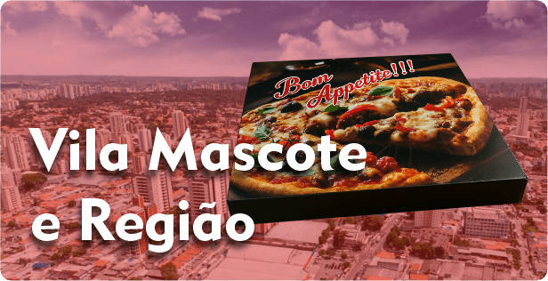 Caixa de Pizza Quadrada em Vila Mascote