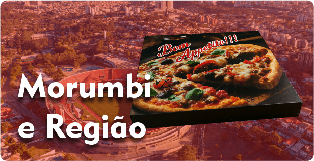 Caixa de Pizza Quadrada no Morumbi