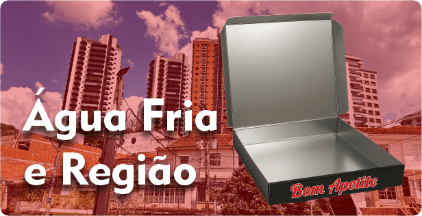 Caixa de Pizza Laminada em Água Fria