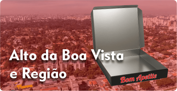 Caixa de Pizza Laminada em Alto da Boa Vista