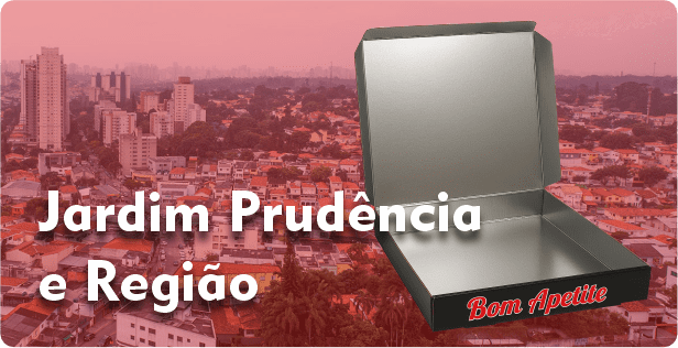 Caixa de Pizza Laminada em Jardim Prudência