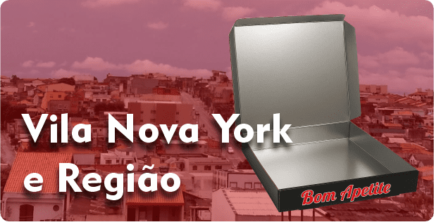 Caixa de Pizza Laminada em Vila Nova York