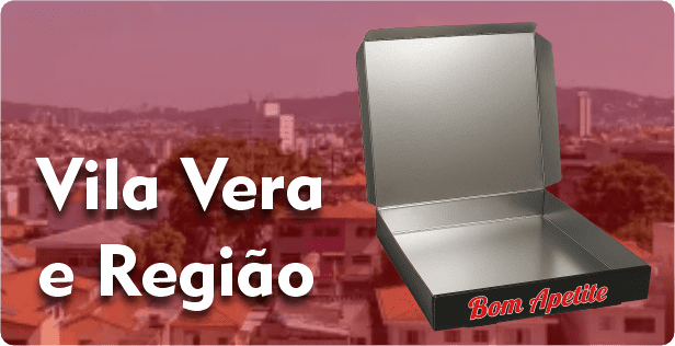 Caixa de Pizza Laminada em Vila Vera
