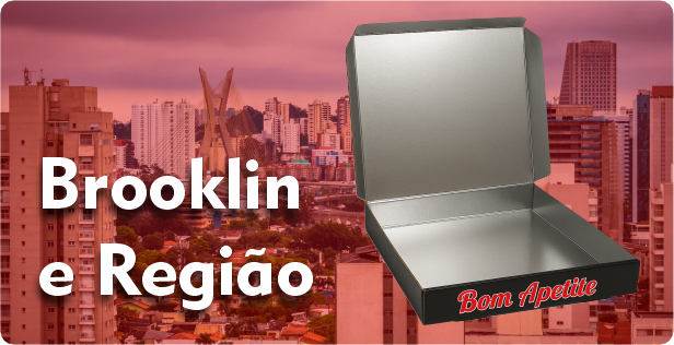 Caixa de Pizza Laminada no Brooklin