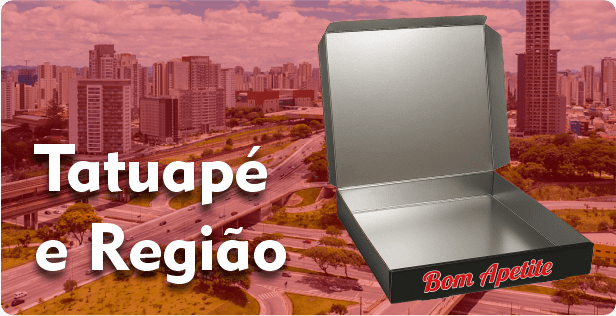 Caixa de Pizza Laminada no Tatuapé