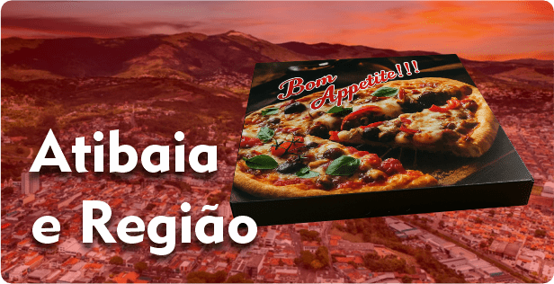 Caixa de Pizza Quadrada em Atibaia