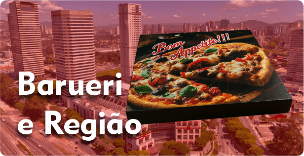 Caixa de Pizza Quadrada em Barueri