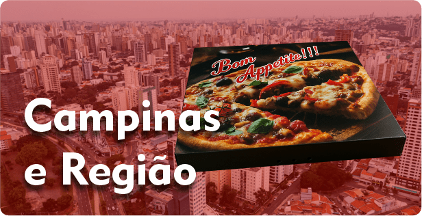 Caixa de Pizza Quadrada em Campinas