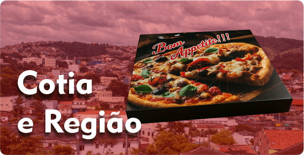 Caixa de Pizza Quadrada em Cotia