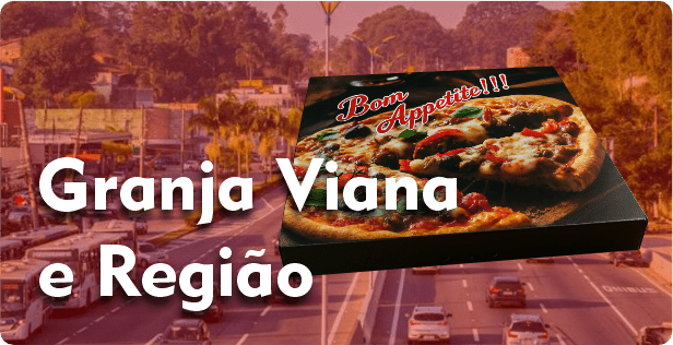 Caixa de Pizza Quadrada em Granja Viana